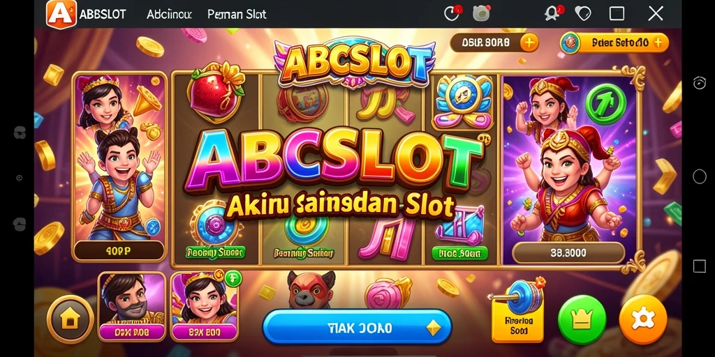 Tangkapan layar menunjukkan gameplay seru dalam ABCSLOT dengan aksi yang dinamis.