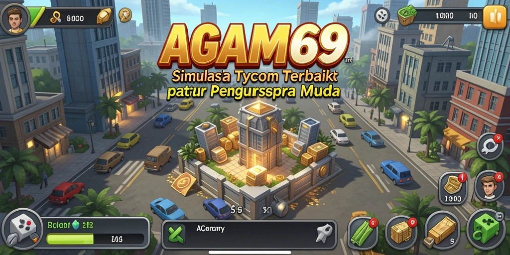 Screenshot AGAM69 menampilkan gameplay Tycoon yang menarik dan interaktif.