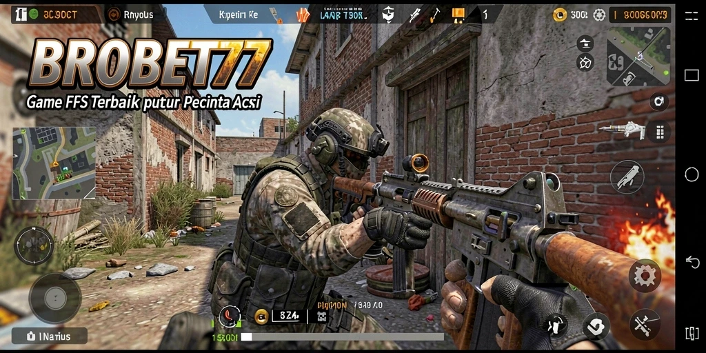 Screenshot utama BROBET77 menampilkan intensitas pertempuran FPS yang mendebarkan.
