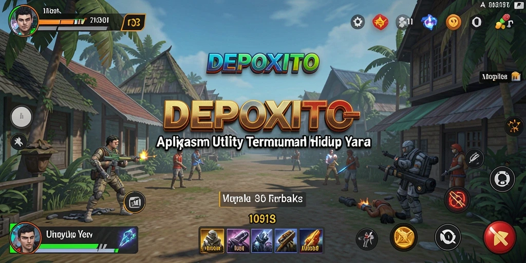 Tampilan interface DEPOXITO yang modern dan intuitif untuk penggunaan sehari-hari.