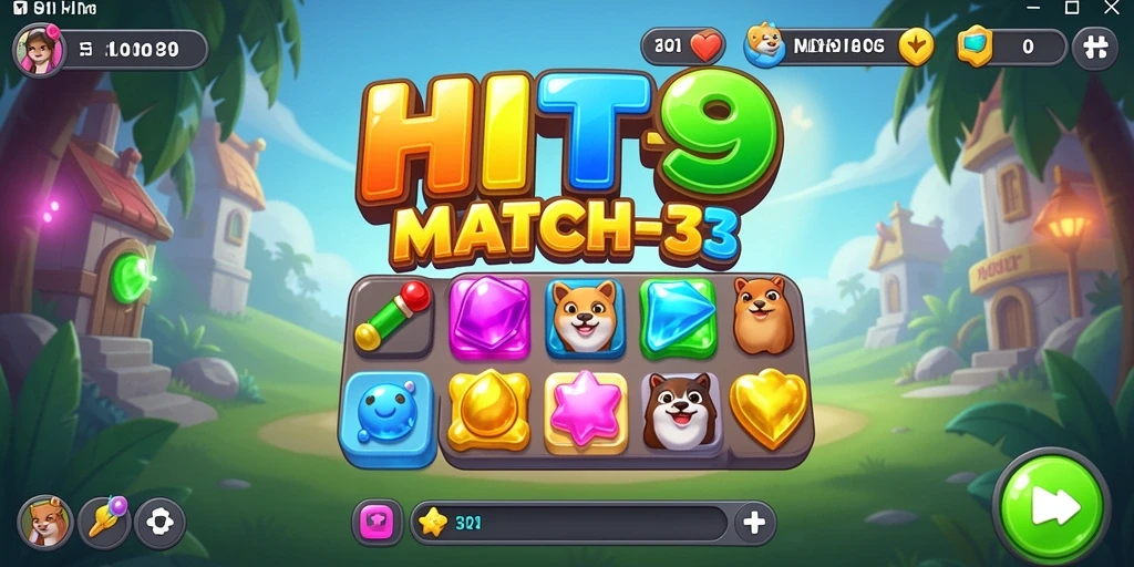 Tampilan menarik dari gameplay seru di HIT9.