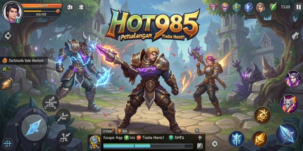 Tampilan gameplay seru dalam dunia ARPG yang mendalam.