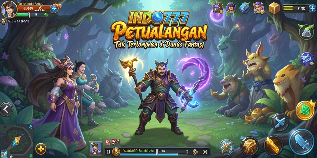 Tampilan gameplay <strong>INDO777</strong> menampilkan aksi seru dalam petualangan.