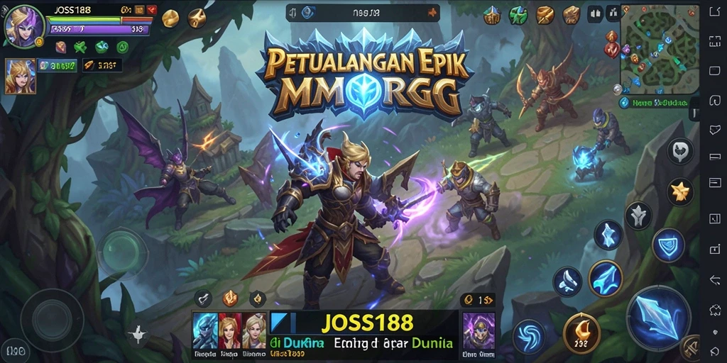 Gambaran aksi seru dalam JOSS188 saat bertarung melawan monster.