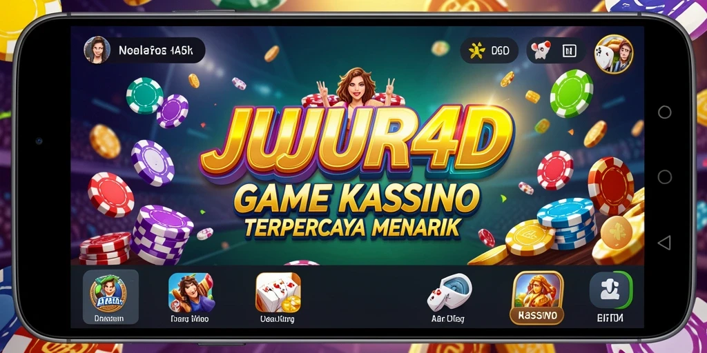 Tampilan menawan dari gameplay JUJUR4D yang menarik.
