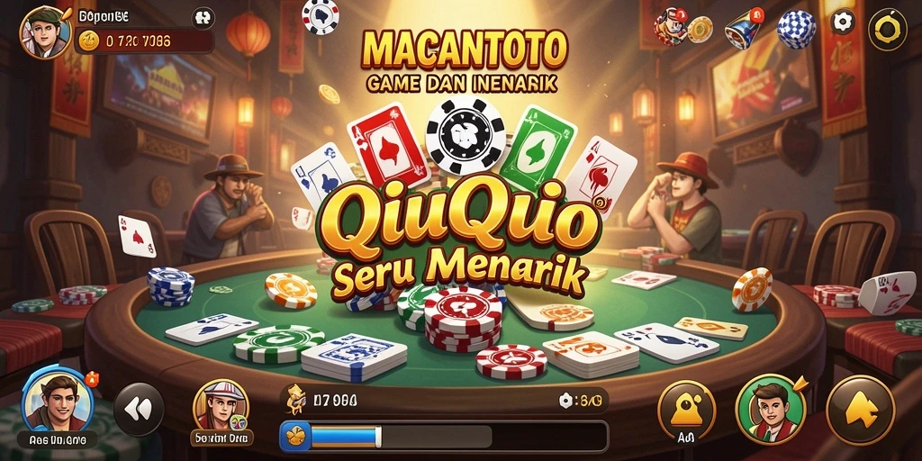 Tampilan gameplay QiuQiu yang seru dan menarik dari MACANTOTO.