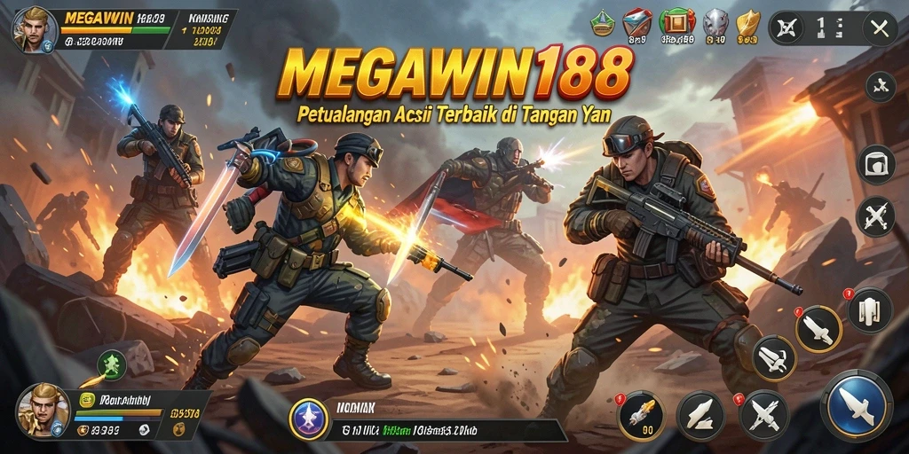 Tampilan gameplay seru dari MEGAWIN188 yang penuh aksi.