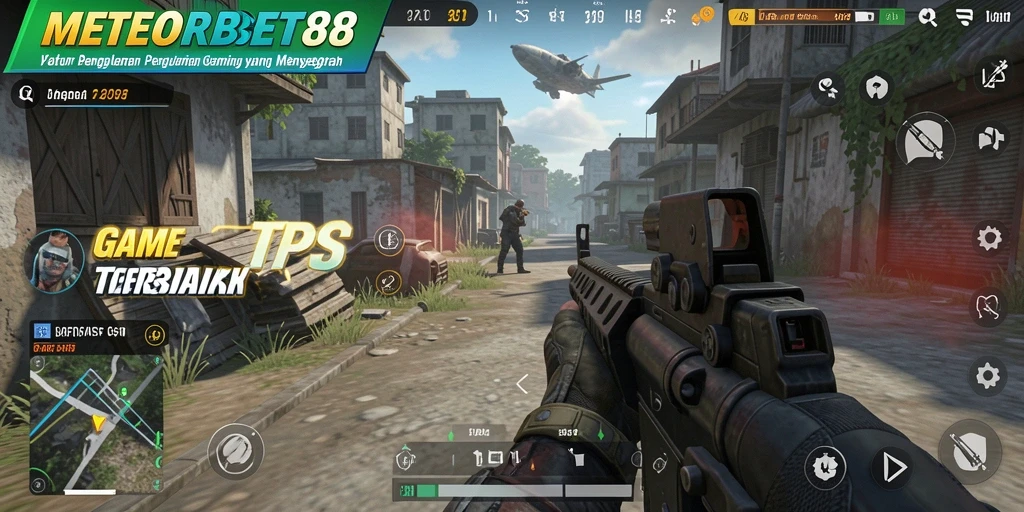 Tampilan seru dari gameplay TPS di METEORBET88.