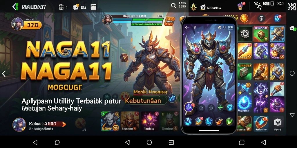 Tampilan antarmuka NAGA11 yang bersih dan fungsional untuk memudahkan pengguna.