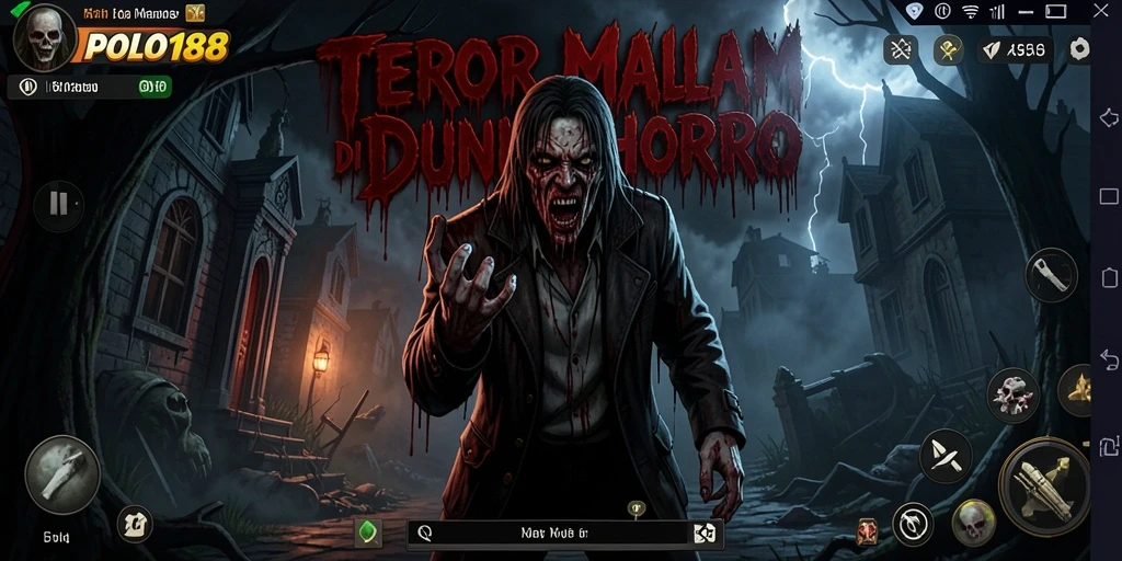 Tampilan gameplay POLO188 yang menegangkan di dunia Horror.