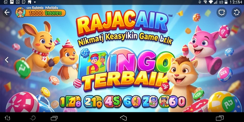 Tampilan gameplay Bingo yang seru di RAJACAIR.