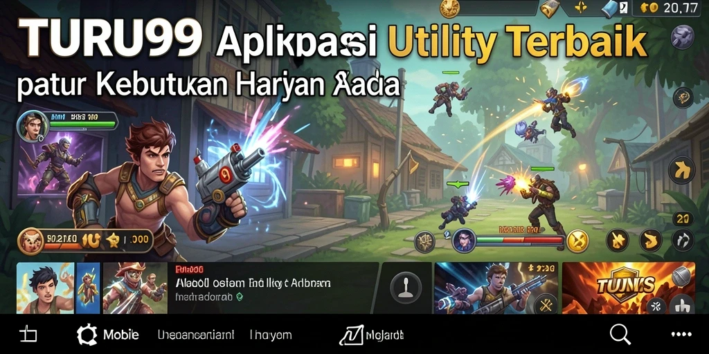 Tampilan antarmuka dan fitur utama TURU99 dalam aksi