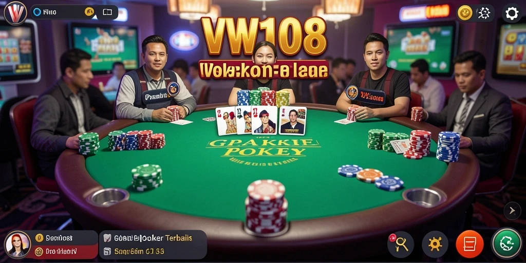 Tampilan gameplay seru dan interaktif dari VW108.